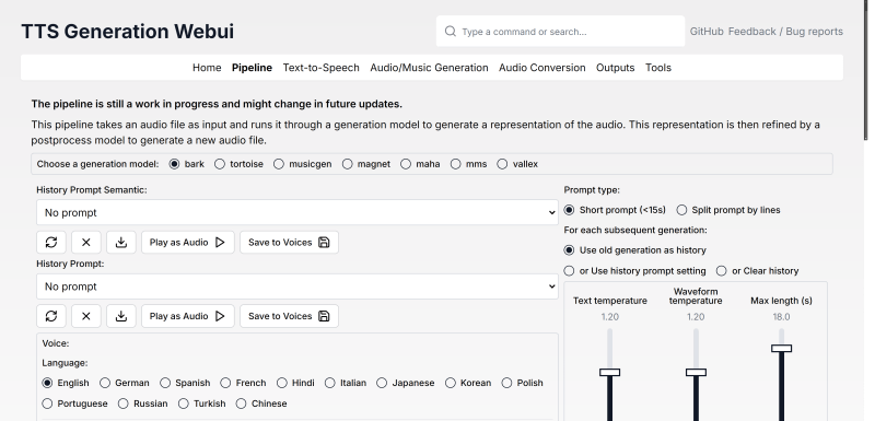 Github Rsxdalv Tts Webui A Single Gradio React Webui With - Gradient Background Collection - Full HD Quality